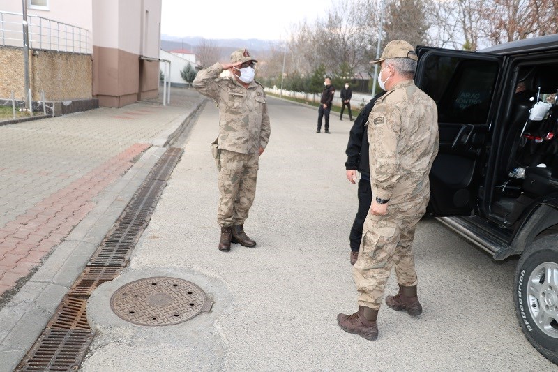 Jandarma Genel Komutanlığı Denetleme Başkanı Tuğgeneral Alper SIR' ın Ziyareti (15 Şubat 2021)