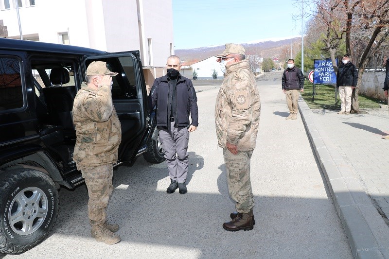 Jandarma Genel Komutan Yardımcısı Tümgeneral Halis Zafer KOÇ' un Ziyareti (25 Şubat 2021)