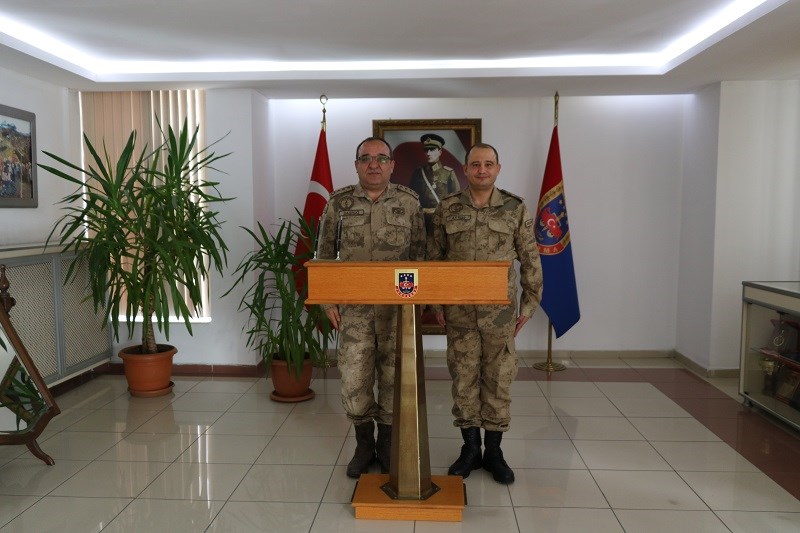 Jandarma Genel Komutanlığı Teftiş Kurulları Başkanlığından Başmüfettiş Jandarma Albay Fuat AYTUN' un Ziyareti (24 Mart 2020)