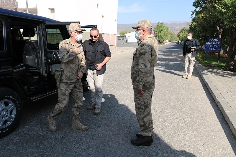 Tunceli Jandarma Bölge Komutanı Tuğgeneral Turgay ARAS' ın Ziyareti (14 Ekim 2020)