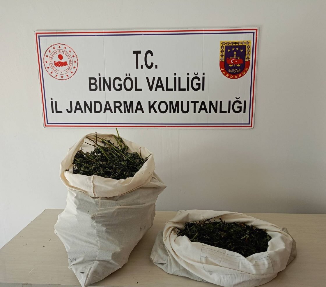 Bingöl'de Jandarma Uyuşturucu Madde ile Mücadeleye Devam Ediyor